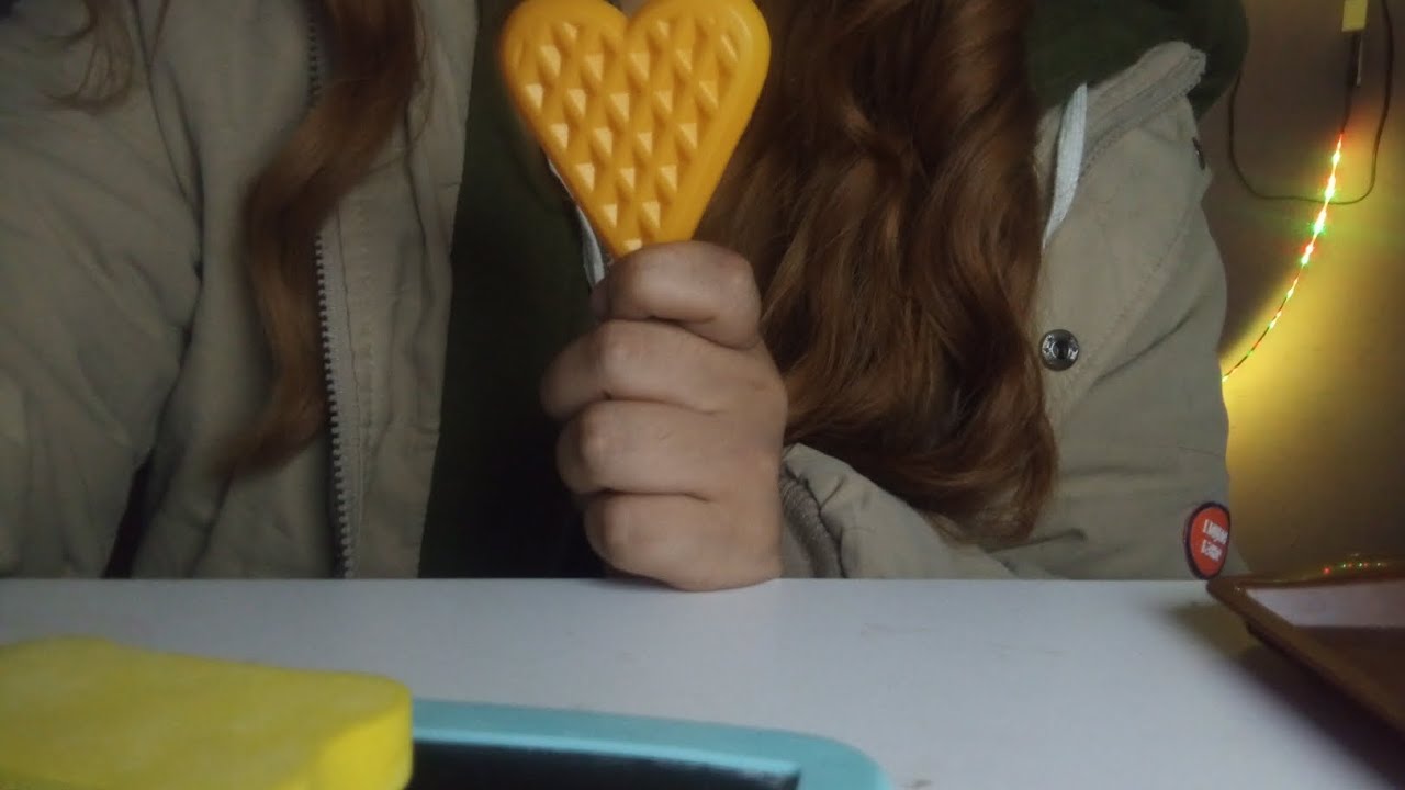 mi primer asmr con mis juguetes de cocina de niña :) (no talking)