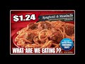 Banquet Frozen Spaghetti & Meatballs Dinner - WHAT ARE WE EATING?? - The Wolfe Pit