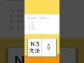 JLPT【N3】Grammar- 1