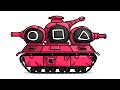ИГРА В КАЛЬМАРА ТАНК и другие танки игры - Танковая Дичь (Анимация)
