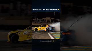 One mind 🧠, Two bodies.😉🔥#drift #racing #bmw #burningwheels