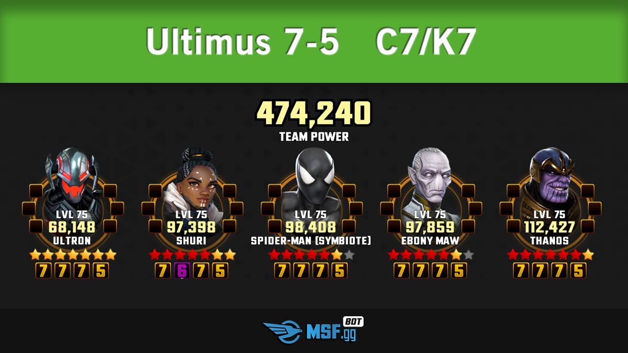 MSF Raid - Ultimus 7-5 - C7/K7 - The Sledgehammer (one-shot)