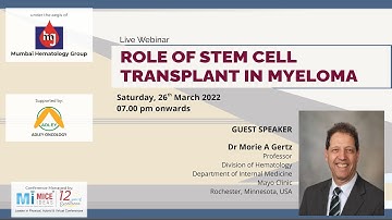 ROLE OF STEM CELL TRANSPLANT IN MYELOMA