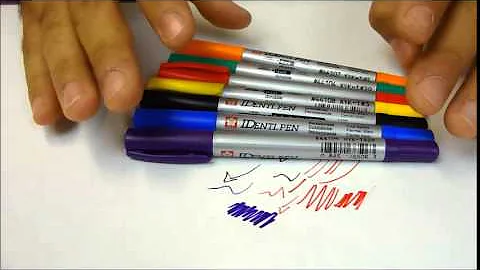 Qual o nome da caneta para escrever em CD?