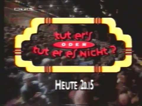 rtl+ Tut er's oder tut er es nicht promo 1993