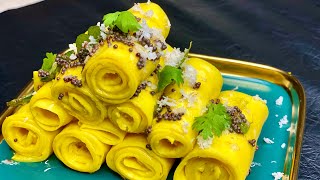 Khandvi Recipe | गुजरती खांडवी 15-20 मिनट में आराम से बनाएँ | Chef Meghna | Meghna’s Food Magic |