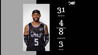 31pts 8ast 4rebs 3stls in CRAZY OT Semi-Game of Jamaican Pro League!