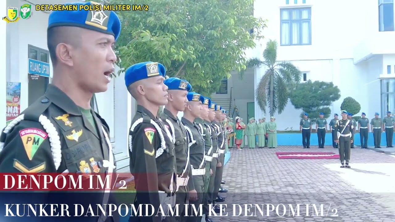 KUNJUGAN KERJA DANPOMDAM IM KE DENPOM IM/2