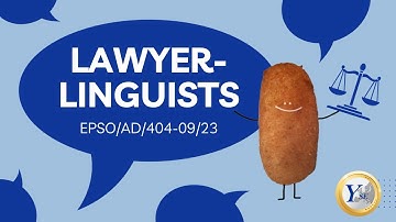 YSE webinar lawyer linguist EPSO/AD/404 to 409/23