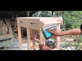 Smart DIY Woodworking Plan From pallet // How To Close Dining Tables And Chairs For Small Spaces