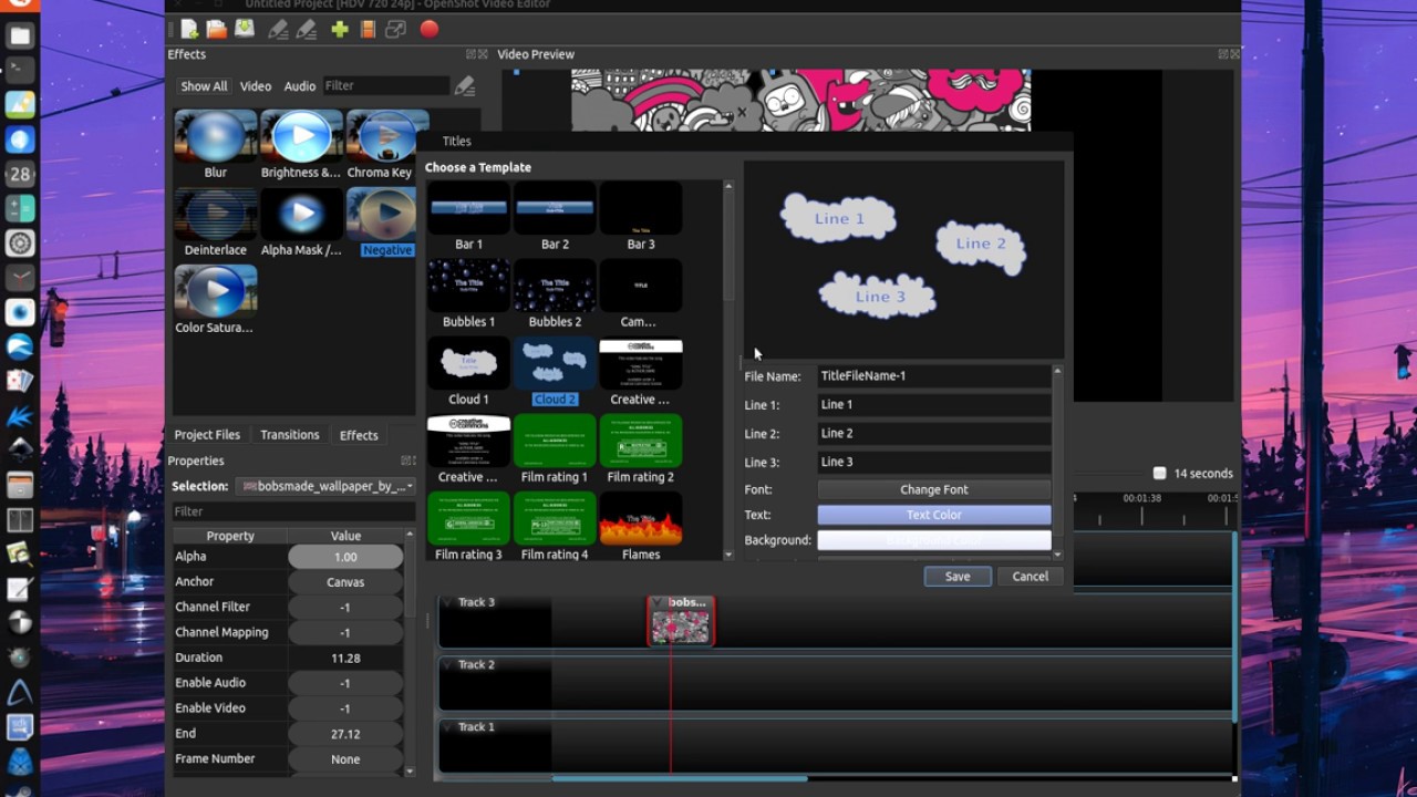 Openshot Video Editor 2 3 Test On Ubuntu 17 04 Mir Native Youtube