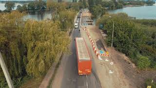 картинка: Південий Буг,р Вовк ,Летичів з висоти пташиного польоту.