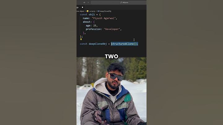 Deep Clone Objects in Javascript🔥 #javascript #javascriptinterview