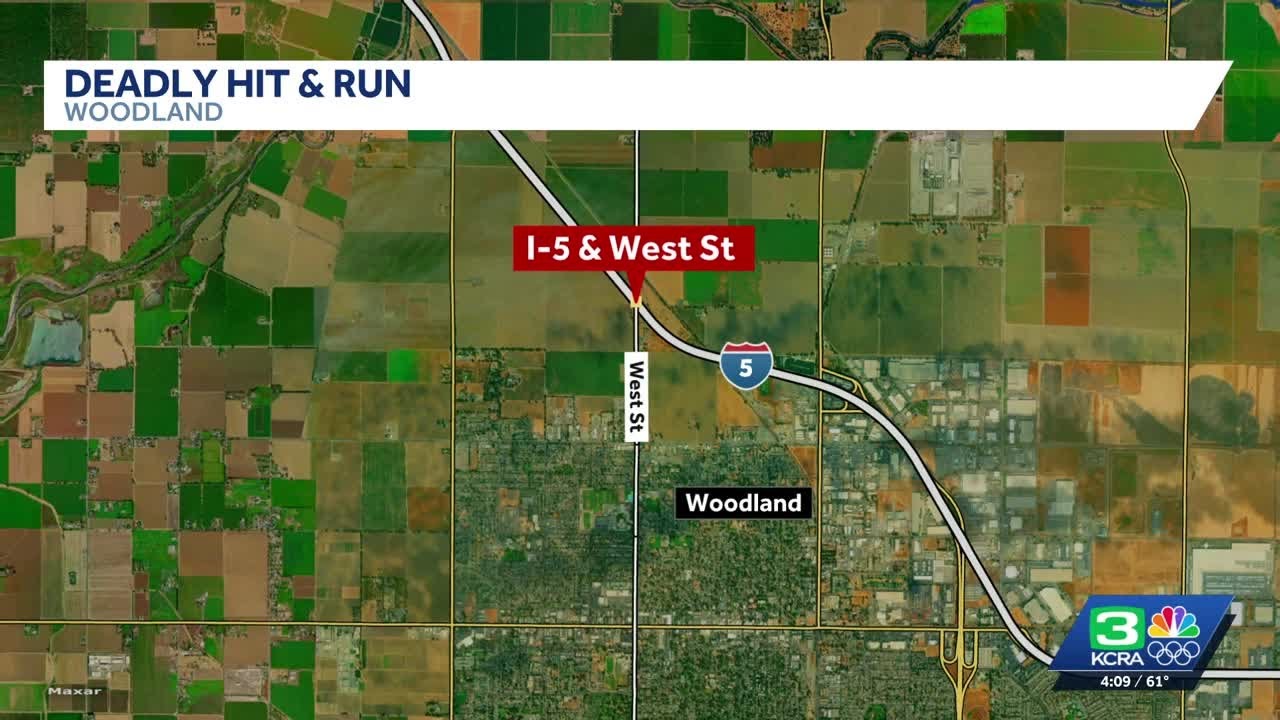 Person killed in hit-and-run crash on I-80 in Woodland, CHP says - YouTube