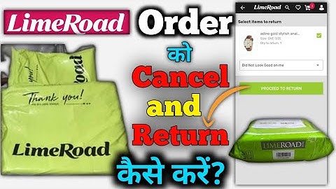 Limeroad Me Return Kaise Kare | How To Cancel OrderOn Limeroad | Limeroad Me Bank Account Kaise Jode