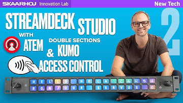 Stream Deck Studio, NFC Access Control & ATEM Integration with SKAARHOJ Reactor