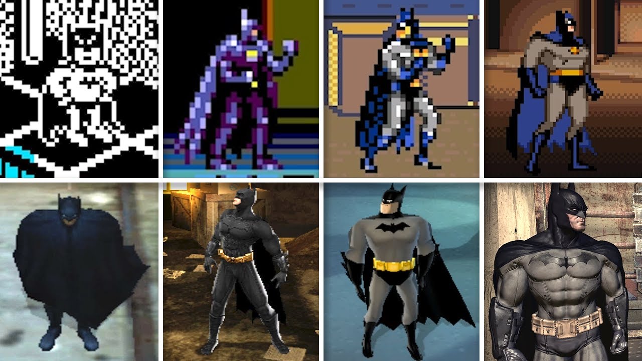 Evolution Of Batman Games Idle Animations - YouTube