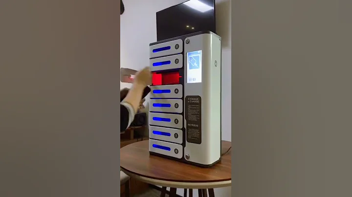 8 Lockers Charging Smart Phone Mount on Wall or Place on Table with UV & Touch Screen Pin Code Lock