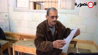 توافد المواطنين على لجان الإنتخابات بمركز طلخا بمحافظة الدقهلية