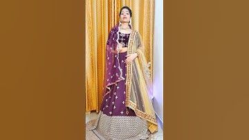 Bridal Dupatta Styles | style-8 #lehengadupatta #dupattastyle #dupattadraping #ytshort #shorts