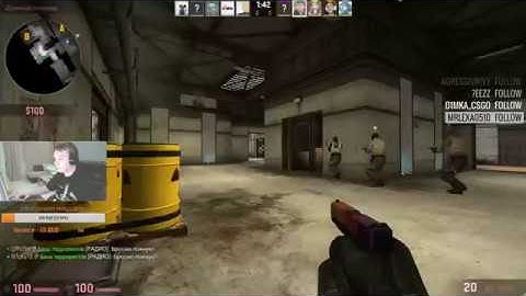 [CS:GO] QRUSH 4 kills with Glock on Cache @ FACEIT Master League