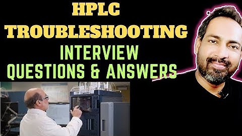 hplc troubleshooting interview questions and answers | HPLC troubleshooting | hindi