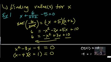 PC 30 9.3 #1of2 Solving Rational Equations