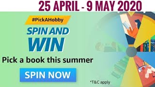 Amazon Spin And Win Quiz Answers Today | Win Kindle Oasis | 25 April 2020