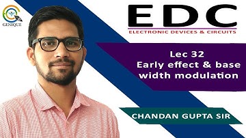 Lec 31 Early Effect and base width modulation