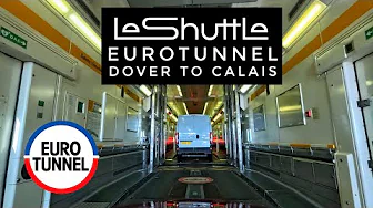 4K Drive Through The Eurotunnel - Folkestone to Calais Car Train - Le Shuttle
