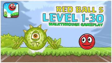 Red Ball 5 - Gameplay Walkthrough Level 1-30 | iOS Gameplay