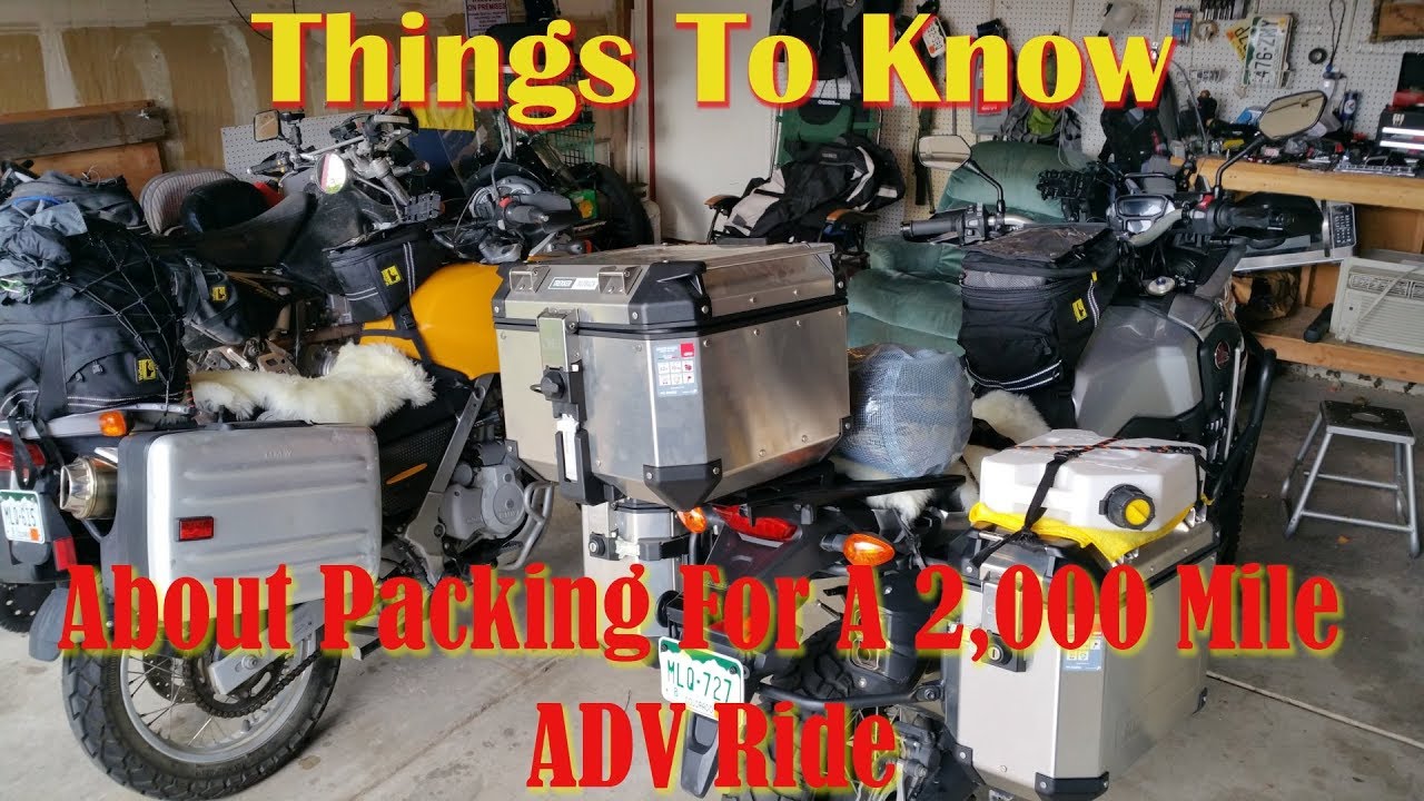 moto2 Things To Know About Packing For A 2k Mile ADV Ride