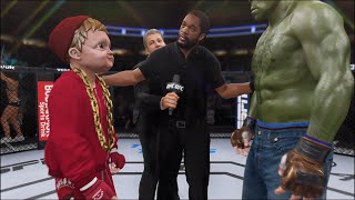 Hasbulla vs. Incredible Hulk - EA Sports UFC 4 - Crazy UFC 👊🤪