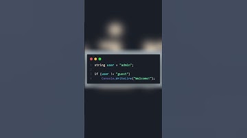 ❗ Use != to Check Inequality! #shorts #coding