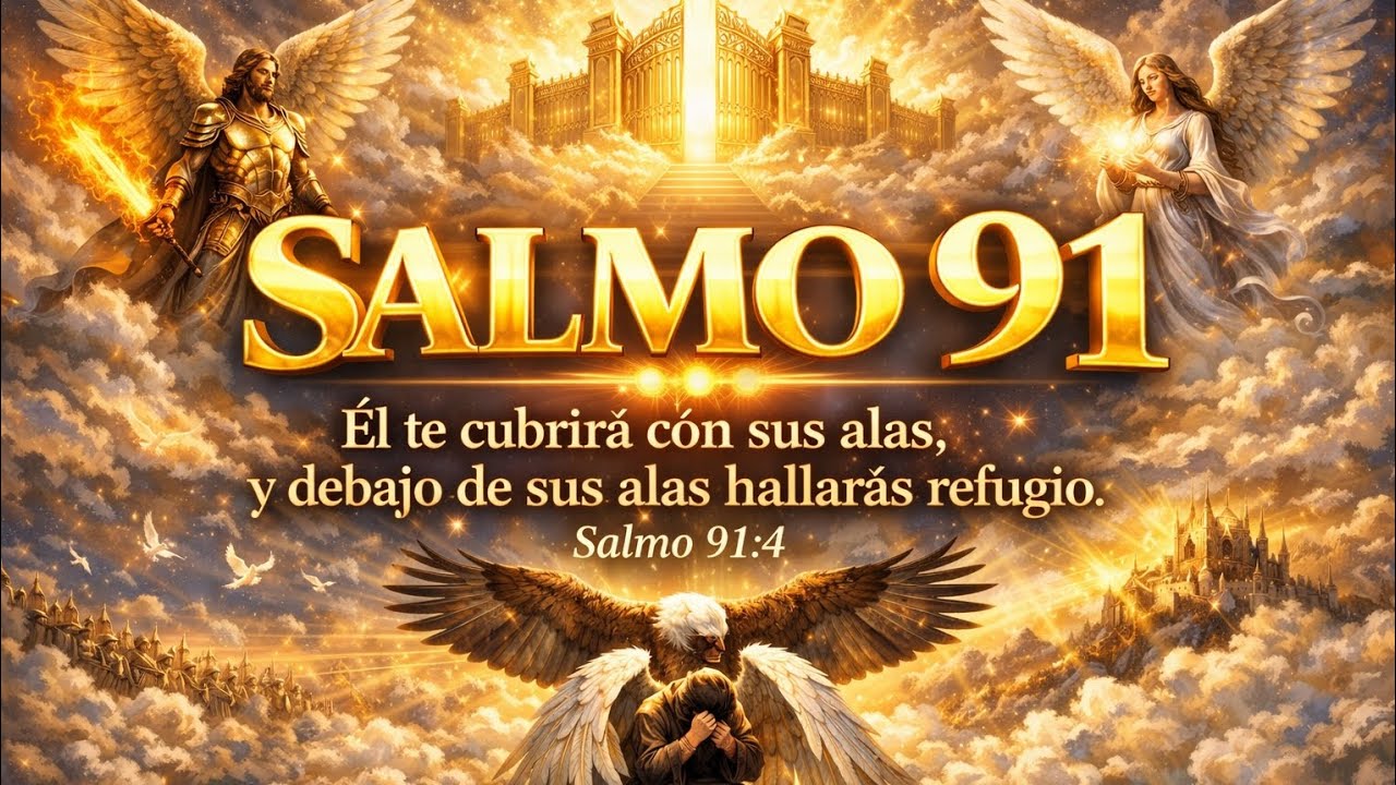 🔥SALMO 91 | ÉL TE CUBRIRÁ CON SUS ALAS, Y DEBAJO DE SUS ALAS HALLARÁS ...