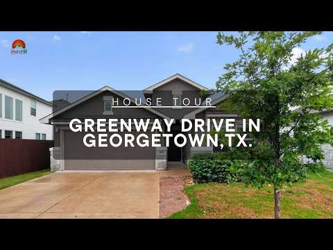 105 Greenway Drive, Georgetown, TX home video tour