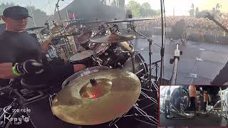 Emilio Marquez POSSESSED@Demon - Czarcie Kopyto drum cam Mystic Festival, Krakow Poland 2019