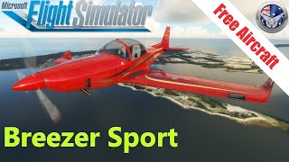 Freeware Aircraft - Breezer Sport - Flight\/Review - Microsoft Flight Simulator 2020