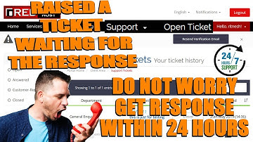 How long does it take to get response once ticket is raised from Redserverhost client area?