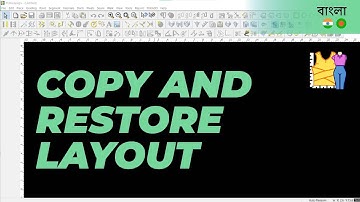 বাংলা - Copy and Restore Layout | TUKAdesign Video Help | CAD Pattern Making Software | Bangla