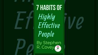 7 Habits of highly Effective People:Stephen Covey #shorts #7habits