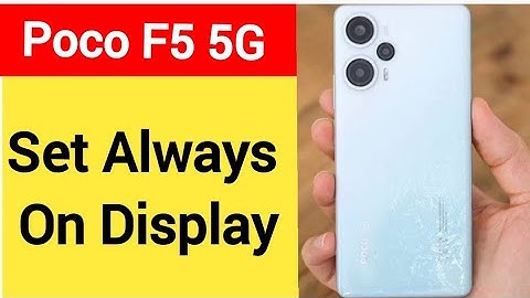 How to set always on display, Poco F5 5G me always on display,always on display kaise set karen