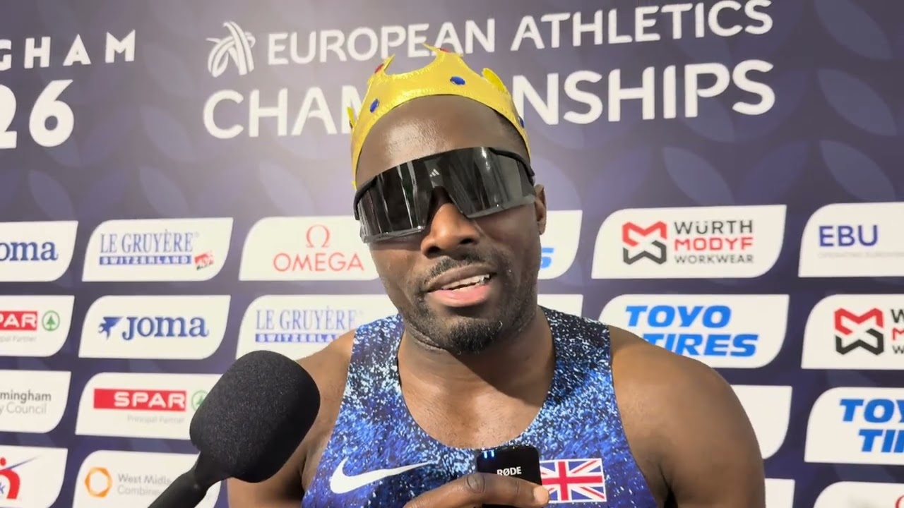 Romell Glave wins 100m Gold at European Athletics Championships