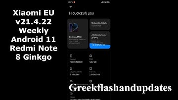 Xiaomi EU v21.4.22 -Weekly Android 11 Redmi Note 8 Ginkgo