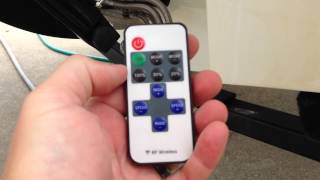 The Liquid Lite Demonstration with RF Remote Control