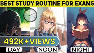 Best Exam Study Routine | Exam Timetable for Students | Study Tips | Education