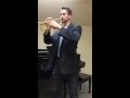 Aaron romm demonstrates the warburton 335ml trumpet