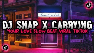 DJ SNAP X CARRYING YOUR LOVE SLOW BEAT VIRAL TIKTOK TERBARU 2022 DJ KOMANG RIMEX DJ SNAPPING ONE