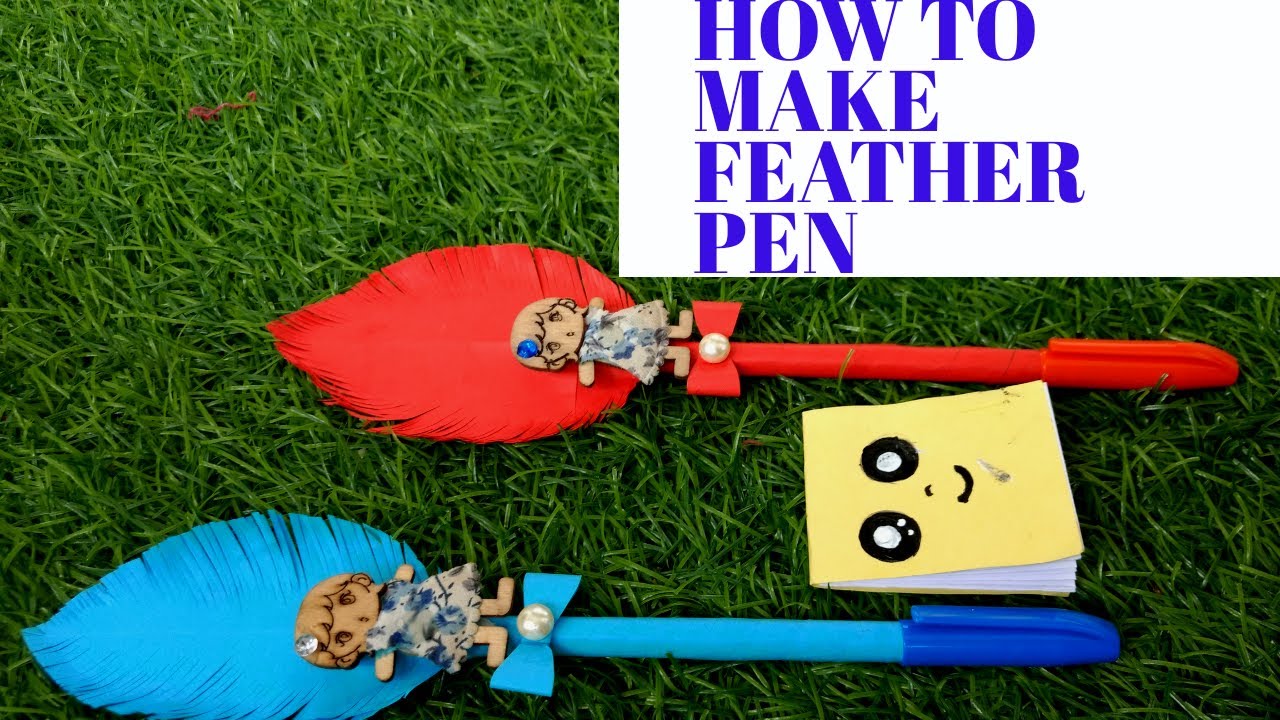 DIYFeather Paper Pen Tutorial YouTube