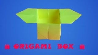 оригами из бумаги коробочка, как сделать оригами коробку / origami paper box